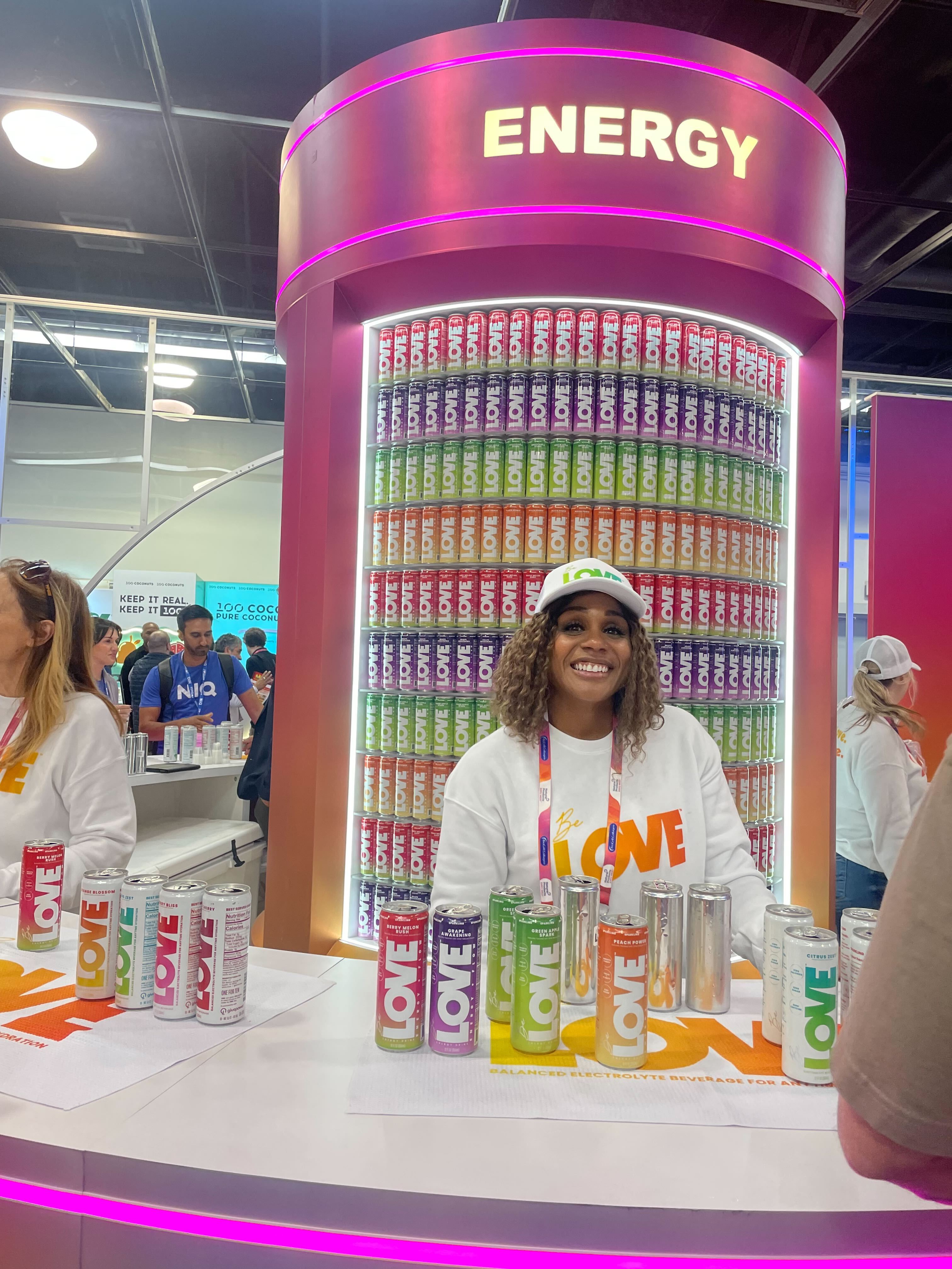 beLove stands out with its focus on "positive energy and was the perfect way to keep attendees moving throughout the show.